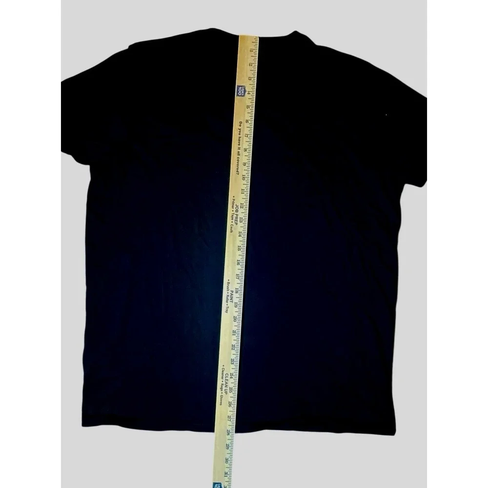 True Religion Mens Horseshoe Logo Graphic‎ T-Shirt Black XXL Short Sleeve Tee